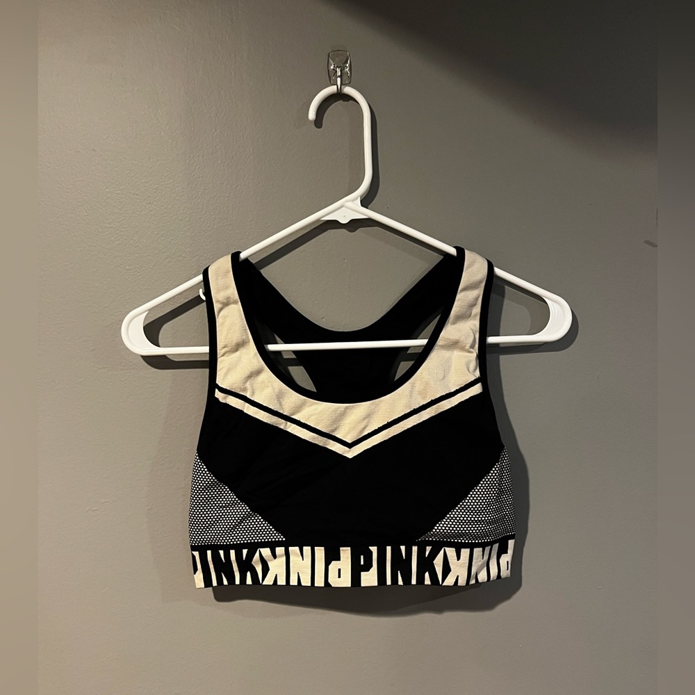 Pink Sports Bra